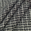 AGT-HNL-53 (Off White Black Lurex) Tweed