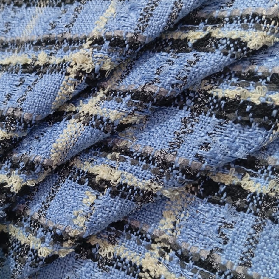 AGT-HNL-57 (Blue Sky Checks) Tweed