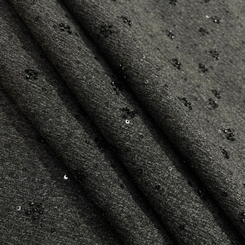 Luxury Tweed (Cutdana All Over Grey)