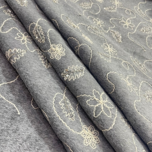 Luxury Tweed (Cutdana Tropical Grey)