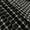 Luxury Tweed (Black Rhombus)