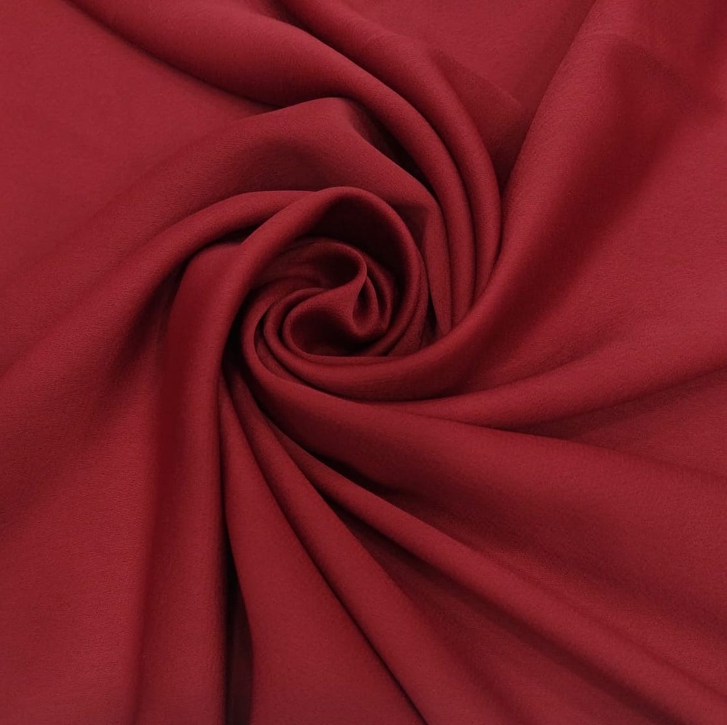 Melon Crepe Satin Dyed Fabric