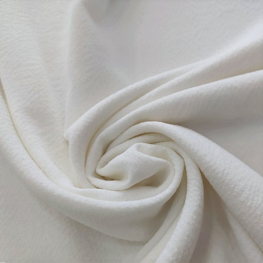 Biscuit Crepe Dyed Fabric