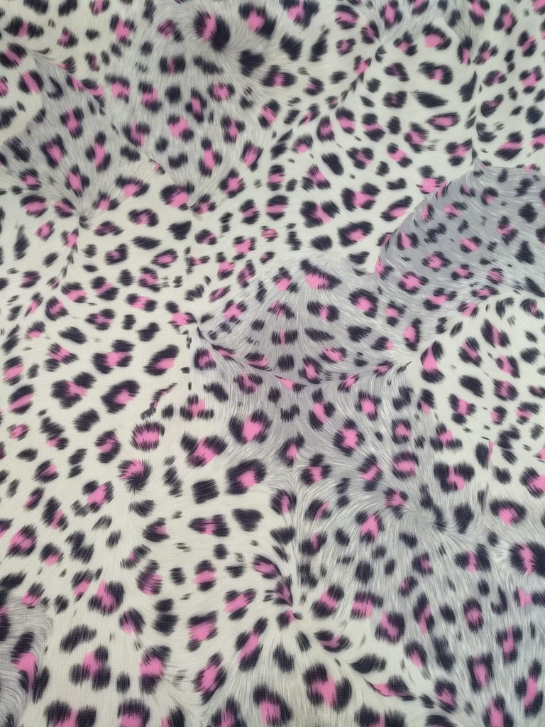 Pink Black Leopard Print On Roberto Cavalli  RCPS21