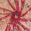 Indian Wedding Floral Print on 3D Net S24 3DPS13