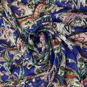 Caribbean Angel Print on Chiffon Lurex