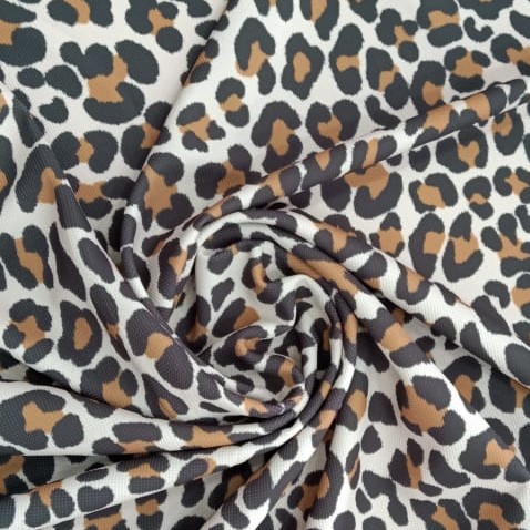 Black White Tan Leopard Print On Roberto Cavalli  RCPS06