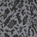 Black And White Leopard Print On Korean Satin S23-KSPS17