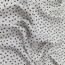 Classic (Black) Polka Dots Print On Twill Satin (SS24) TSPS20