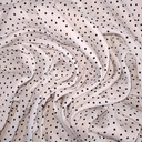 Classic (Black) Polka Dots Print On Twill Satin (SS24) TSPS20