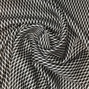 Zebra Lattice Print On Twill Satin (SS24) TSPS22