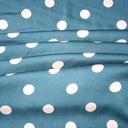 Polka Dots (Green) Print On Twill Satin (SS24) TSPS10