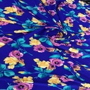 Blooming Sky Print On Snake Crepe S23-SCPS3