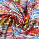 Bricks And More Print On Dutchess Satin S23 DSPS4