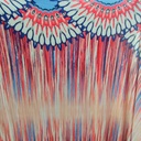 Toto Print (Red) On Mango Crepe Fabric