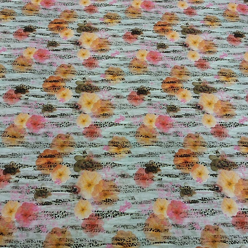 Beach Talks Print On Royal Georgette (SS20) RGPS02