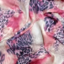 Magenta Purple Leopard Print On Royal Georgette (SS20) RGPS29