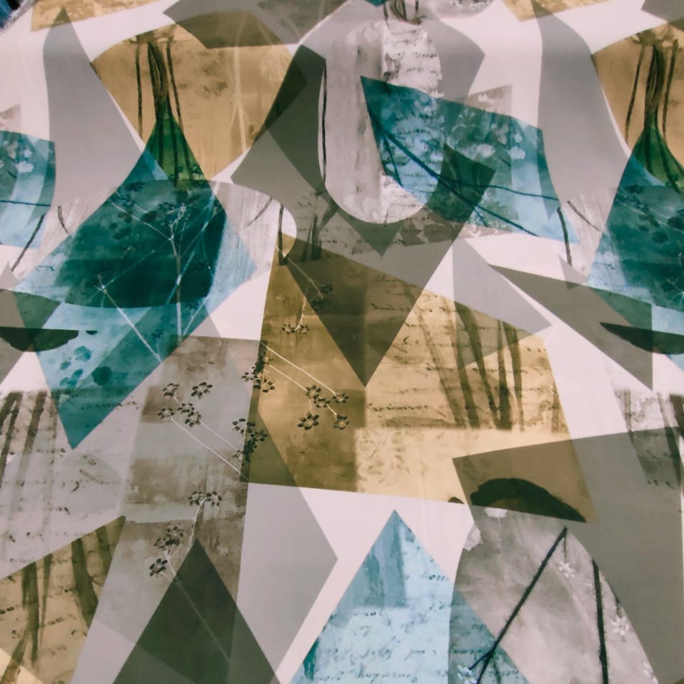 Lost In Paradise Print On Royal Georgette (SS20) RGPS10