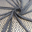 Clip Jacquard Dyed Fabric(Hourglass, Black)