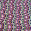 Tribal Chevron(Pink) Print On Viscose Knitted  S24 VKPS17