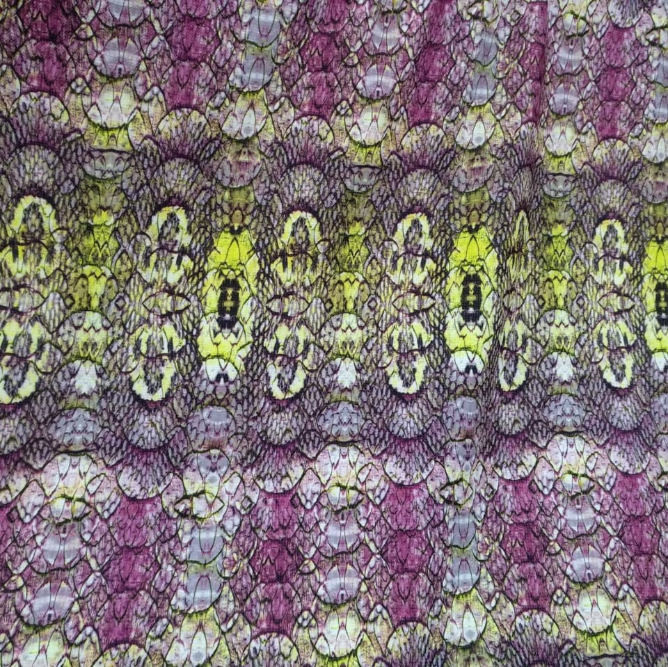Purple Python Print On Roberto Cavalli  RCPS24