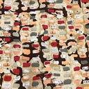 Little Things Print on Pure Silk Satin