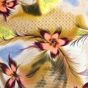 Tropical Heaven Print on Pure Silk Satin