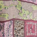 Print on Silk Satin Burnout