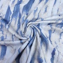 Happy Waves Print On Sumo Satin S23-SSPS9