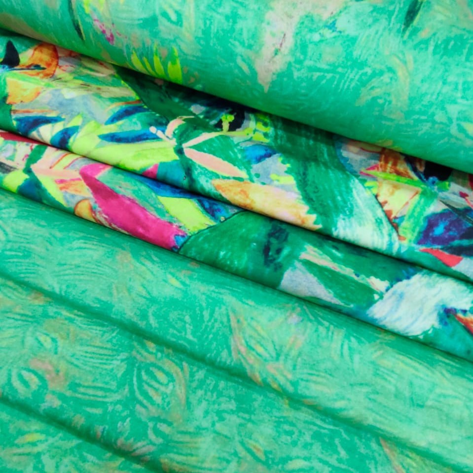 Print On Crepe Georgette Lycra CGLP02