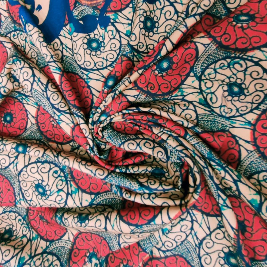 Print On Crepe Georgette Lycra CGLP06