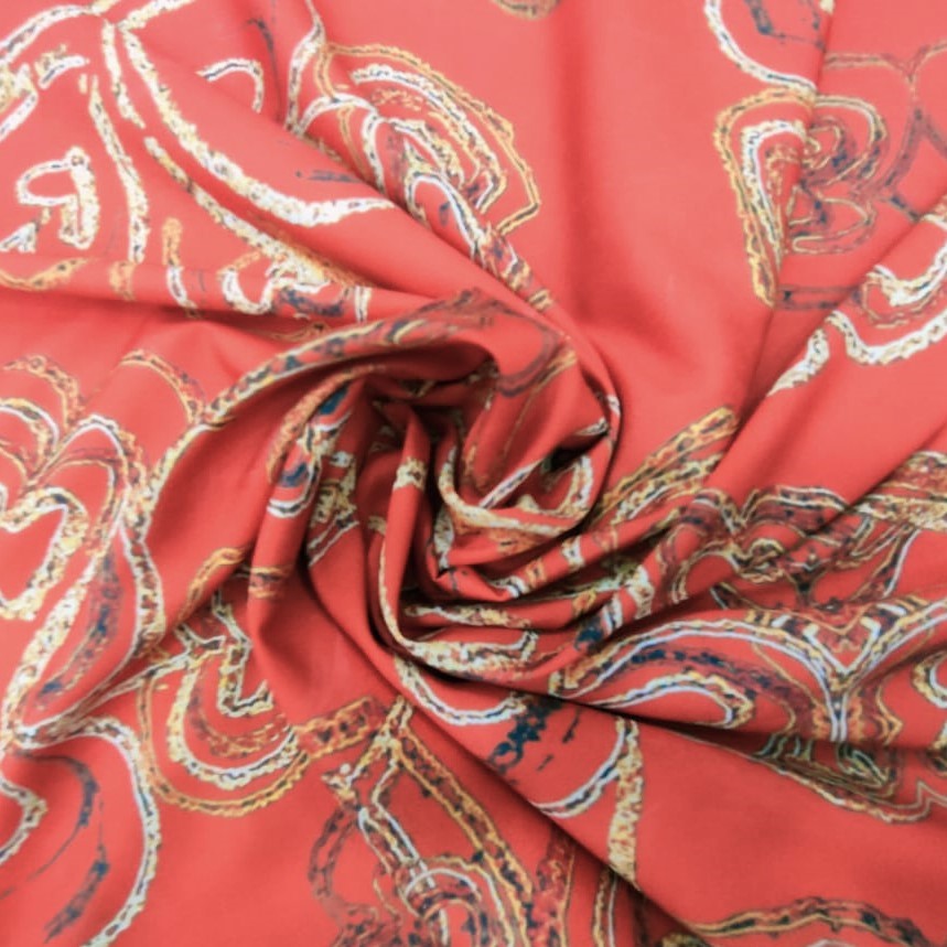 Print On Crepe Georgette Lycra CGLP04