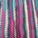 Zik Zak Print On Korean Satin S23-KSPS120