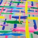 Hashtag Print On Korean Satin S23-KSPS61