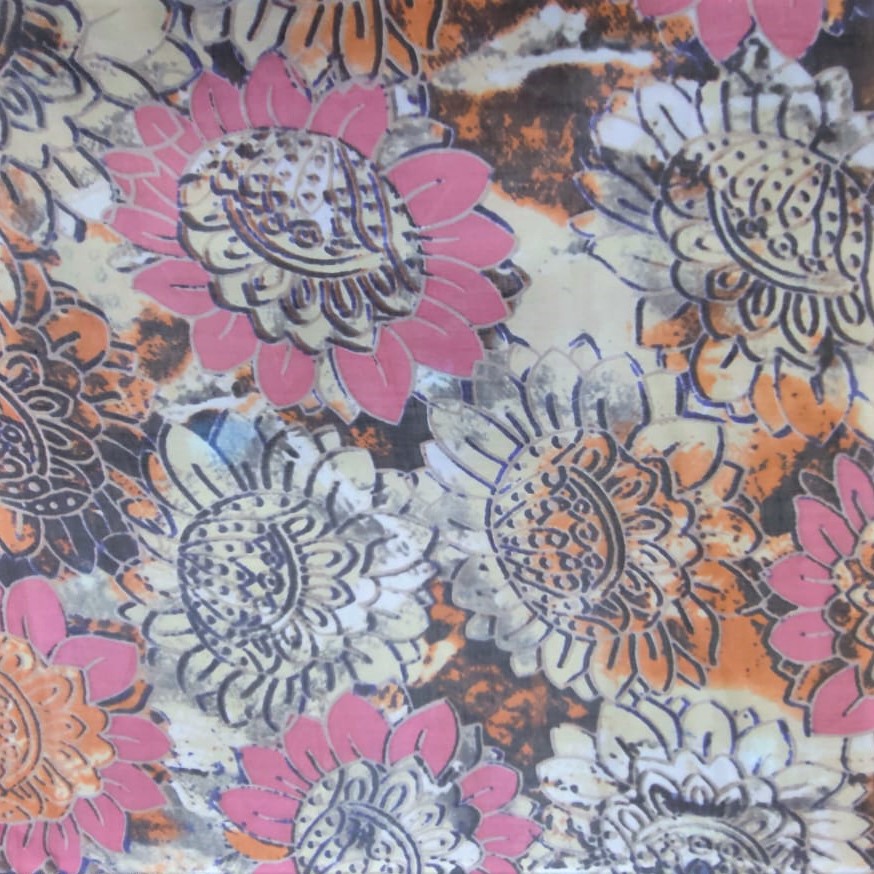 Timeless Print On Silk Chiffon S23-SCPS204