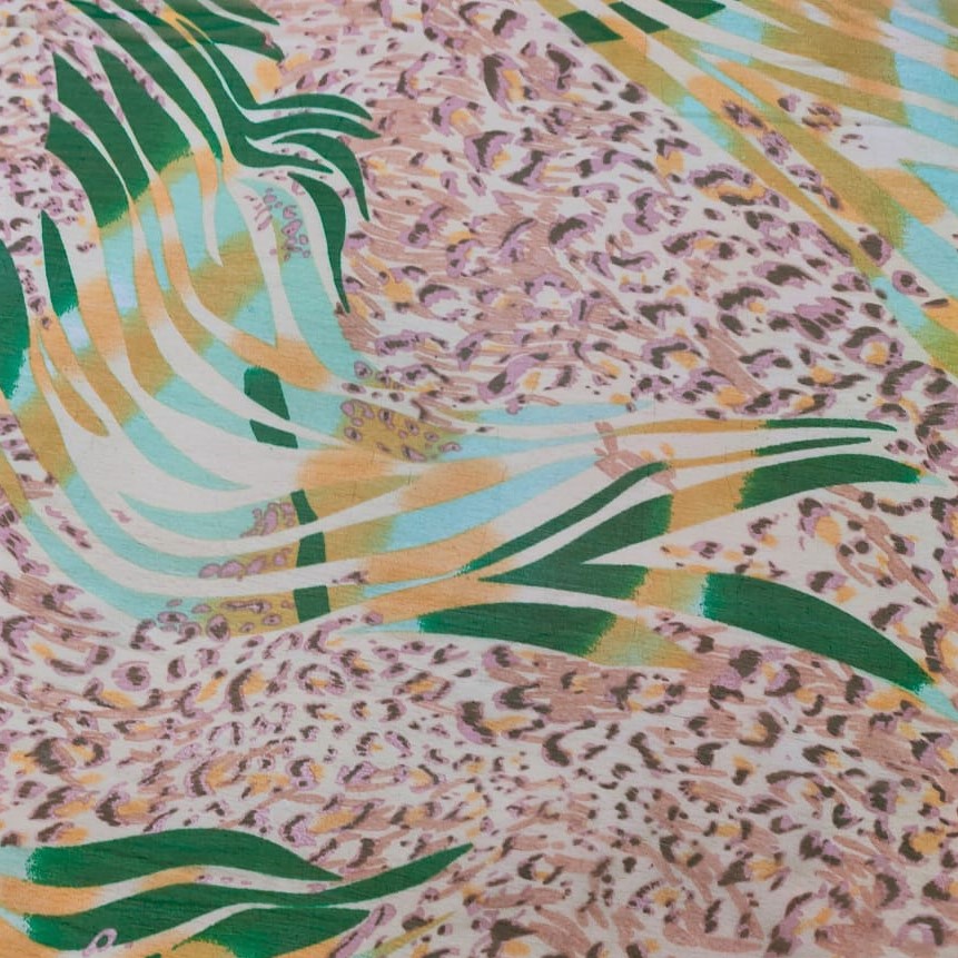 Print On Silk Georgette#02