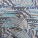 Triangle Print On Flat Chiffon FCPS135