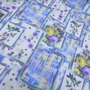 Window Floral Print On Flat Chiffon FCPS148