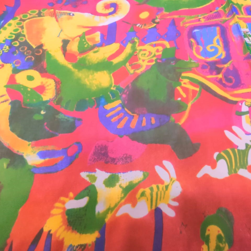 Print On Flat Chiffon FCPS74