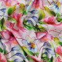 Lilly Print On Korean Satin S23 KSPS68