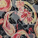 Print On Silk Satin Burnout#05