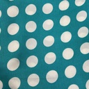 Polka Dot Print On Poly Satin (SS25) FFFS27