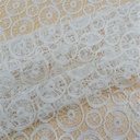 White Cotton Lace Fabric #01