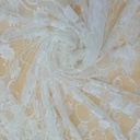 White Dyed Lace Fabric#06