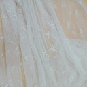 White Dyed Lace Fabric#13