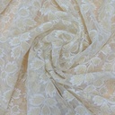 White Dyed Lace Fabric#16