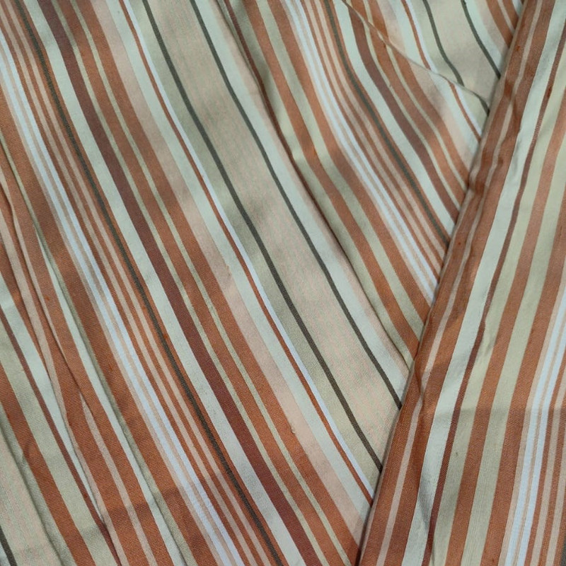Dupion Silk -Multi Colour -Stripes