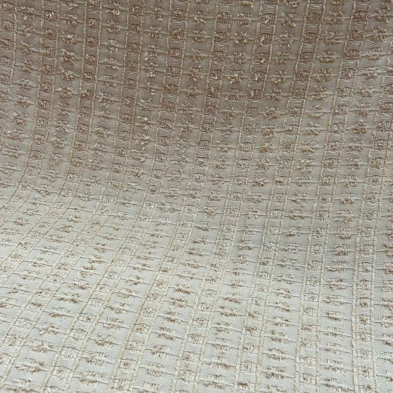 Beige Checks Boucle Tweed