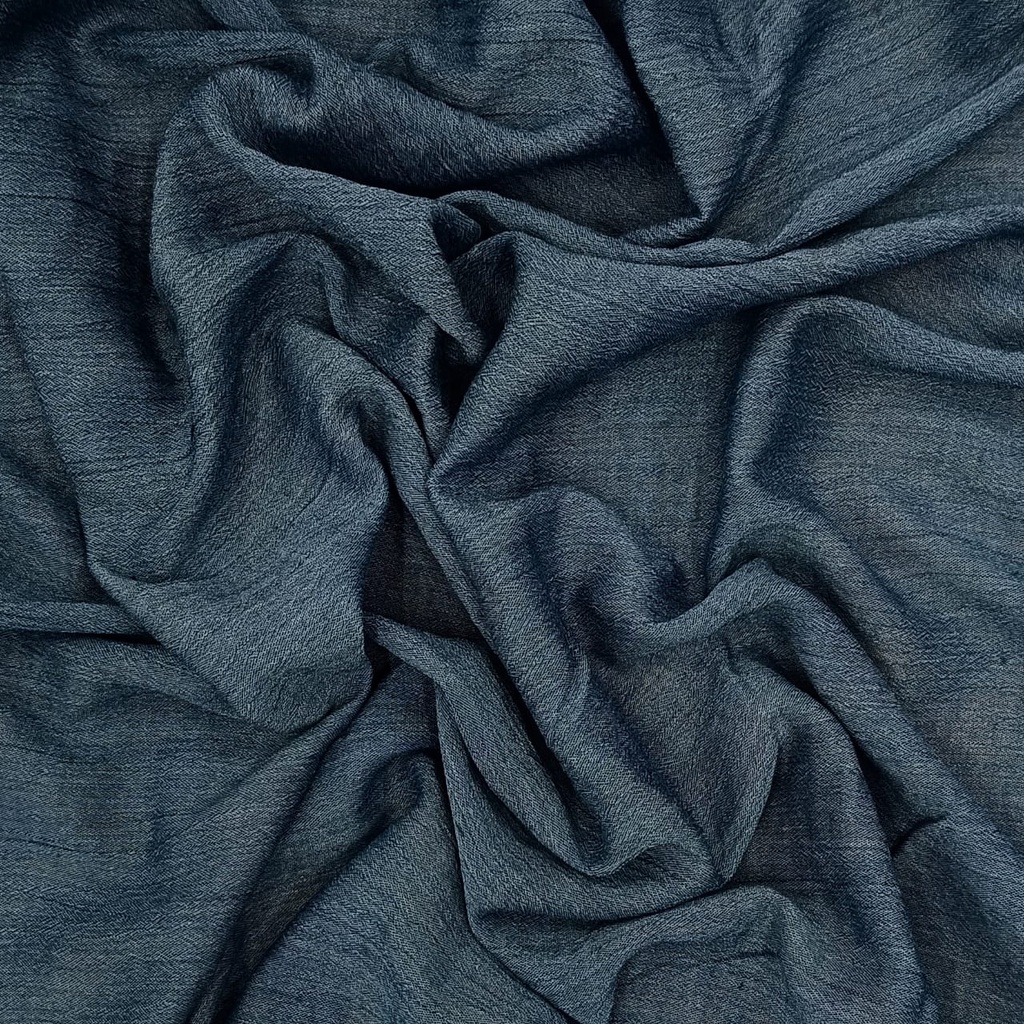 Rayon Crepe Chambray Dyed Fabric