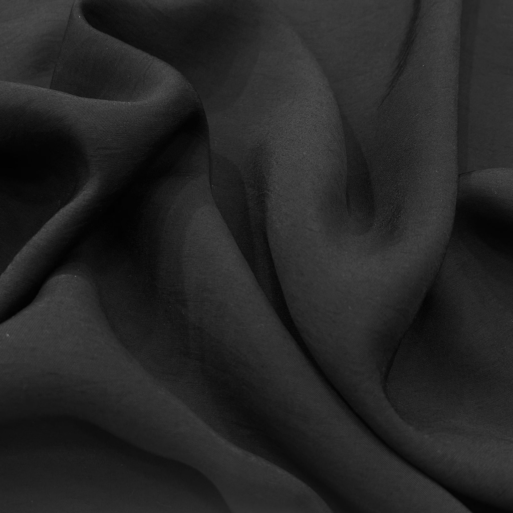 French Rayon Black 80 GSM Dyed Fabric